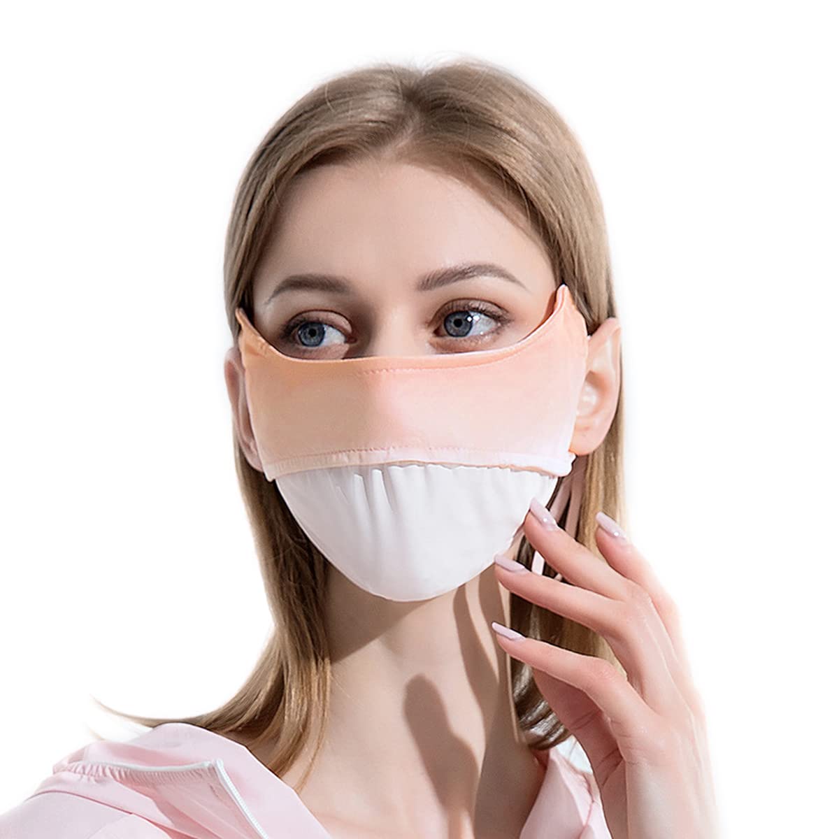 PALAY Silk Fashion Women Face Mask Upf 50+ Outdoor Women Face Mask Breathable Face Cover With Adjustable Ties Cool Face Mask For Riding, Cycling, Sport, Golfing, Washable & Reusable PALAY Silk Fashion Women Face Mask Upf 50+ Outdoor Women Face Mask Breathable Face Cover With Adjustable Ties Cool Face Mask For Riding, Cycling, Sport, Golfing, Washable & Reusable